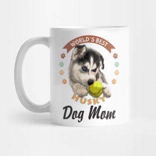 Husky, World's Best Dog Mom Mug